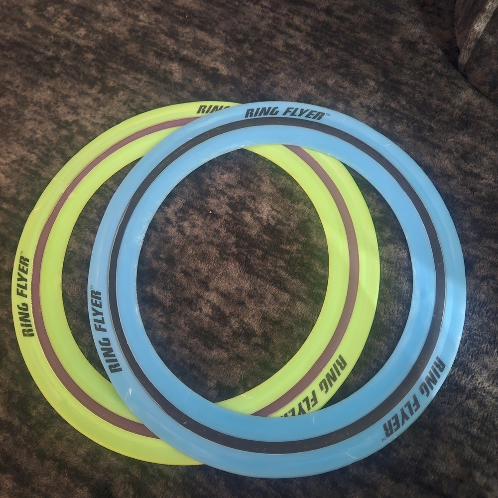Blue and Yellow Ring Flyers
